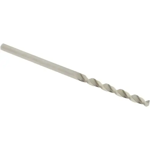 Jobber Length Drill Bit: 2.1 mm Dia, 130 degree, Cobalt Bright/Uncoated