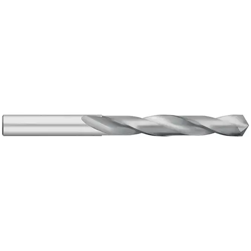 TITAN TC19257 Jobber Drill: #57, 118 deg Point, Solid Carbide Bright/Uncoated