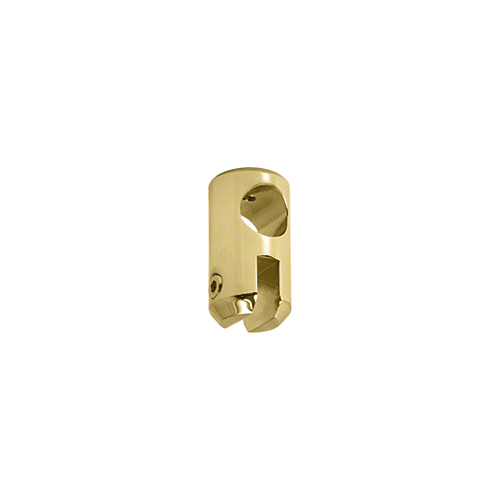 Polished Brass Movable Bracket for 1/4" Glass