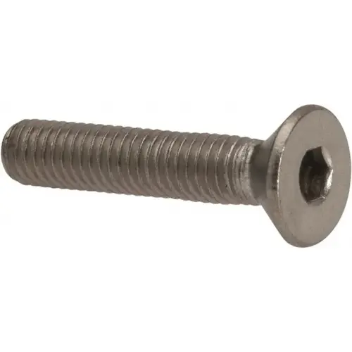 Flat Socket Cap Screw: #10-32 x 1", 316 Stainless Steel