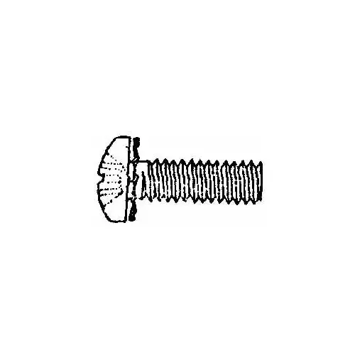 Value Collection W98346PS Machine Screw: #8-32 x 1/2 Pan Head, Phillips