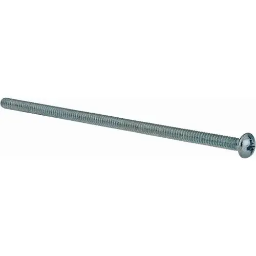 Value Collection 0656MPP Machine Screw: #6-32 x 3-1/2" Length Under Head, Pan Head, Phillips
