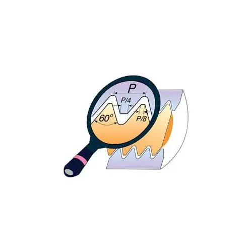 Carmex 16IR24UNMXC/G-XCP10 Laydown Threading Insert: 16 IR 24UN MXC/GOLD, Solid Carbide - pack of 10