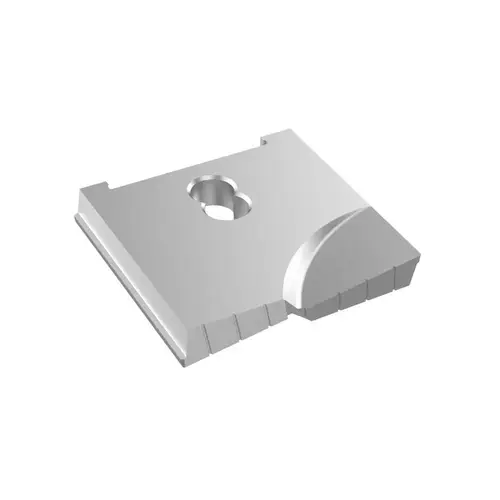 Allied Machine and Engineering 10434-0118 Spade Drill Insert: 1-9/16" Dia, Seat Size C, Powdered Metal, 130 degree Point Uncoated