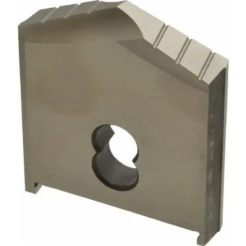 Allied Machine and Engineering 10244-0201 Spade Drill Insert: 2-1/32" Dia, Seat Size D, Powdered Metal, 130 degree Point Uncoated