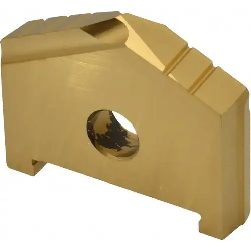 Allied Machine and Engineering 1023T-0123 Spade Drill Insert: 1-23/32" Dia, Seat Size C, High Speed Steel, 130 degree Point TiN