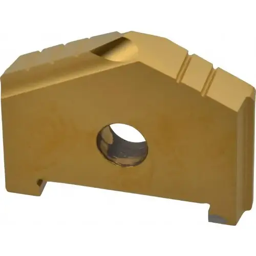 Allied Machine and Engineering 1023T-0126 Spade Drill Insert: 1-13/16" Dia, Seat Size C, High Speed Steel, 130 degree Point TiN