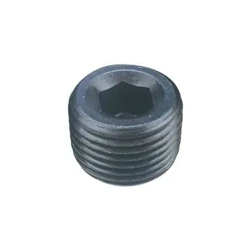 MSC 25KKPDR-XCP10 1/4-18, 1/4" OAL, Brass Socket Pressure Plug - pack of 10