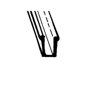 Metro Moulded Parts LP 102-E Glass Setting Rubber Seal. Sold by the foot