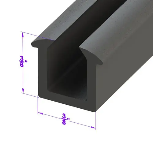 Metro Moulded Parts LP 102 Windshield and Rear Window Seal. Sold by the foot
