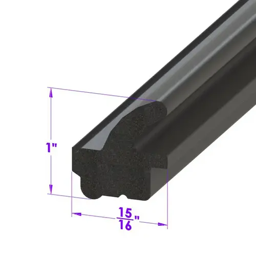 Metro Moulded Parts LP 51 Trunk Seal. Sponge rubber. Sold by the foot