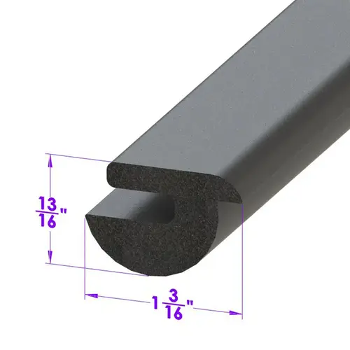 Metro Moulded Parts LP 56 Trunk Seal. Sponge rubber. Sold by the foot