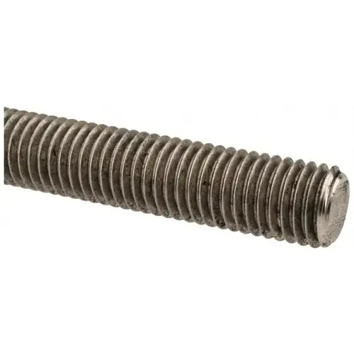 MSC 11133 Threaded Rod: 5/8-11, 3 ft Long, Stainless Steel, Grade 316 ...