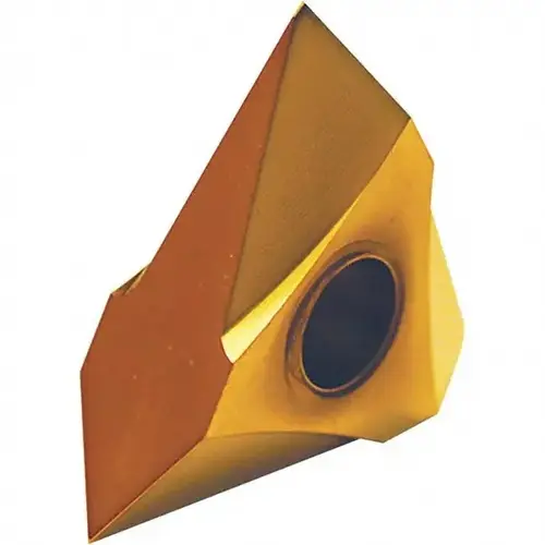 Tool-Flo 0139000AC3R On-Edge Threading Insert: 60 degree V, External & Internal, Neutral Hand AlTiN