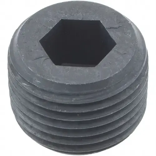 Holo-Krome 10008-XCP10 3/8-18, 1/2" OAL, Alloy Steel Socket Pressure Plug - pack of 10
