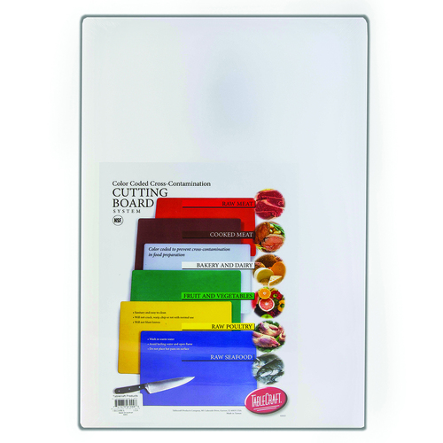 CUTTING BOARD POLYETHYLENE WHITE