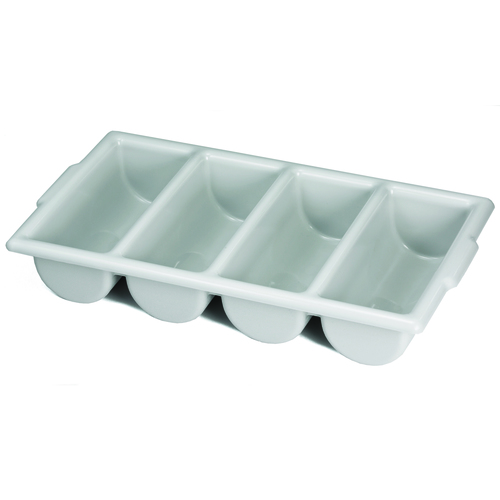 TABLECRAFT 1524G Tablecraft 4 Compartment Plastic Silverware Bin, 1 Each