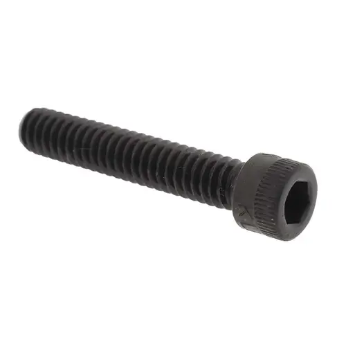 Socket Cap Screw: 1/4-20, 1-3/8" Length Under Head, Socket Cap Head, Hex Socket Drive, Alloy Steel, Black Oxide Finish - pack of 100