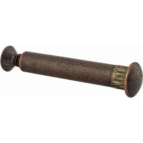 Value Collection EH5310 1/4-20 Thread Screw & Barrel, Flat Head, Phillips Drive, Brass Tamper Resistant Security Sex Bolt & Binding Post