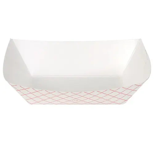 KANT LEEK FOOD TRAY RED PLAID 1 POUND