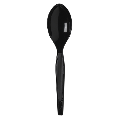 DIXIE TEASPOON MEDIUM WEIGHT POLYSTYRENE BLACK 5