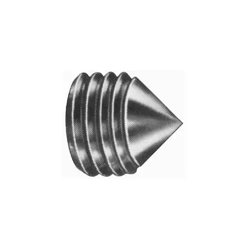 Set Screw: 1/4-20 x 5/8", Cone Point, Alloy Steel, Grade 8