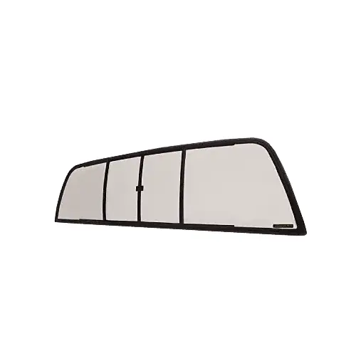 CRL TSW1200LT Duo-Vent Four Panel Slider with Light Gray Glass for 1994-1997 Mazda Standard Cab