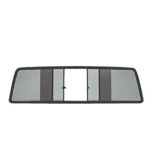 CRL TSW910S Duo-Vent Four Panel Slider with Solar Glass for 1986-1996 Dodge Dakota Extended Cab and for 1986-1996 Dodge Dakota Extended Cab