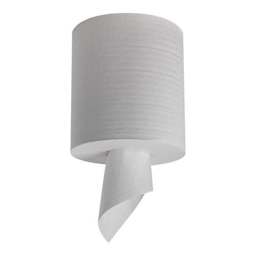 Pacific Blue Select Centerpull Perforated 2-Ply White Paper Towel, 357.5 Square Foot