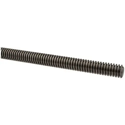 Keystone Threaded Products KL008AC1A182865 Threaded Rod: 1/2-10, 6 ft Long, Low Carbon Steel, Grade C1018