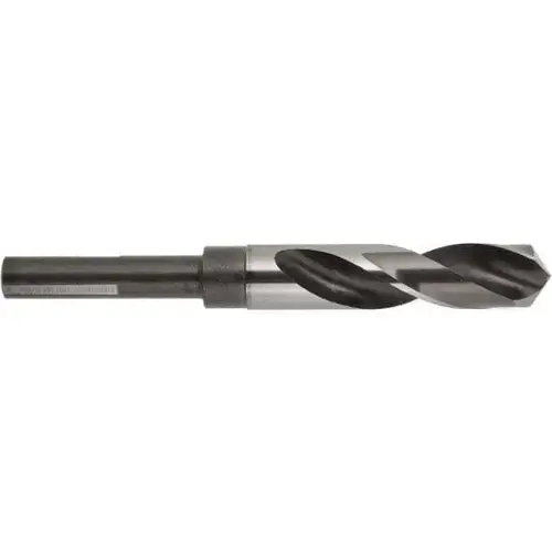 National Twist Drill 017242AW Reduced Shank Drill Bit: 21/32 inch Dia, 1/2 inch Shank Dia, 118 0, High Speed Steel Bright/Uncoated
