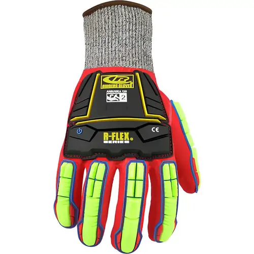 RINGERS 068-09 Series R068 Puncture-Resistant Gloves: Size Medium, ANSI Cut N/A, ANSI Puncture 6, Nitrile, Series R068