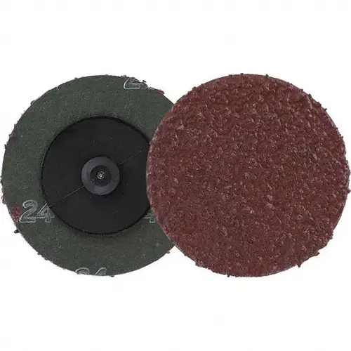 WALTER Surface Technologies 09D112-XCP25 Quick-Change Disc: 2" Disc Dia, 120 Grit, Aluminum Oxide, Coated - pack of 25