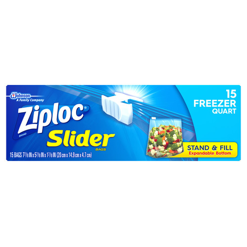 SLIDER QUART FREEZER BAG