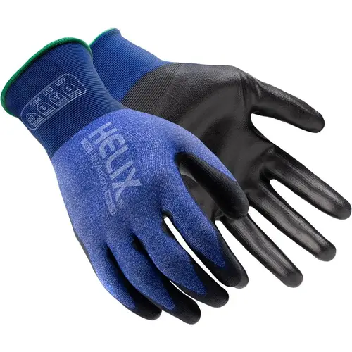 HexArmor 1032-XXL (11) Cut & Puncture Resistant Gloves; Style: Knit ; Coating Material: Polyurethane ; Coating Coverage: Palm & Fingertips ; Glove Type: Cut, Puncture & Abrasion-Resistant ; ANSI/ISEA Cut Resistance Level: A1 ; Primary Material: Polyester