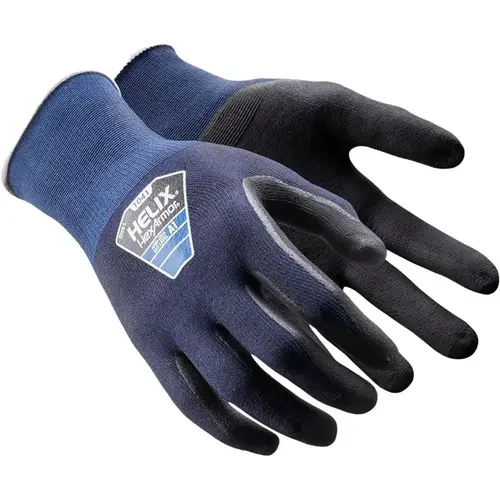 HexArmor 1041-XS (6) Cut & Puncture Resistant Gloves; Style: Knit ; Coating Material: Nitrile ; Coating Coverage: Palm & Fingertips ; Glove Type: Cut, Puncture & Abrasion-Resistant ; ANSI/ISEA Cut Resistance Level: A1 ; Primary Material: Nylon