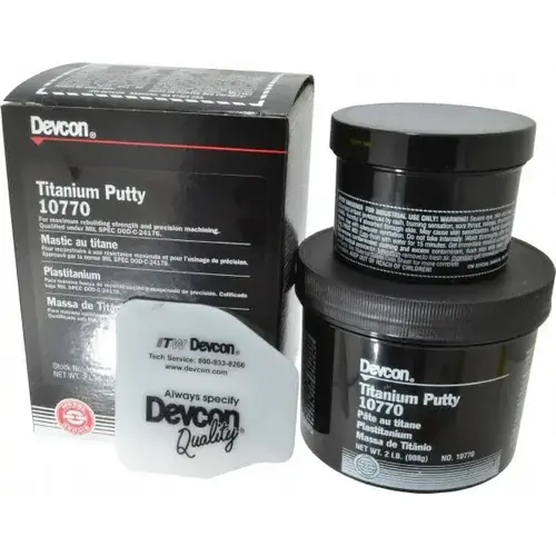 Devcon 10770 Putty: 2 lb Kit, Gray, Epoxy Resin Grey