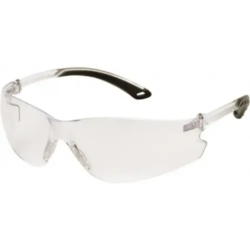 Pyramex S5810ST Safety Glass: Anti-Fog & Scratch-Resistant, Polycarbonate, Clear Lenses, Frameless, UV Protection