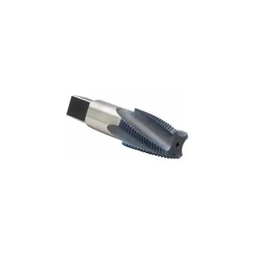 Reiff & Nestor 99592 3/4-14 NPT, 15 degree Helix, 5 Flutes, Blue Diamond Finish, High Speed Steel, Spiral Flute Pipe Tap
