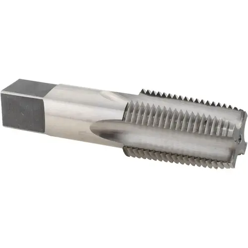 Reiff & Nestor 46472 Standard Pipe Tap: 1/2-14, NPT, Regular, 4 Flutes, High Speed Steel, Bright/Uncoated