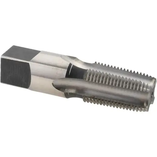 Reiff & Nestor 46116 Standard Pipe Tap: 3/8-18, NPT, Regular, 4 Flutes, High Speed Steel, Bright/Uncoated