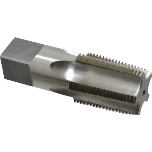 Reiff & Nestor 46232 Standard Pipe Tap: 1 - 11-1/2, NPTF, 5 Flutes, High Speed Steel, Oxide Finish