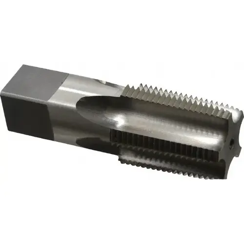 Reiff & Nestor 46132 Standard Pipe Tap: 1 - 11-1/2, NPT, Regular, 5 Flutes, High Speed Steel, Bright/Uncoated