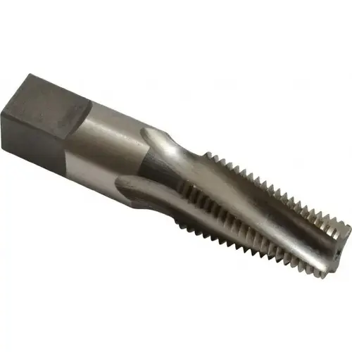 Reiff & Nestor 46804 1/4-18 NPTF, 15 degree Helix, 4 Flutes, Bright Finish, High Speed Steel, Spiral Flute Pipe Tap