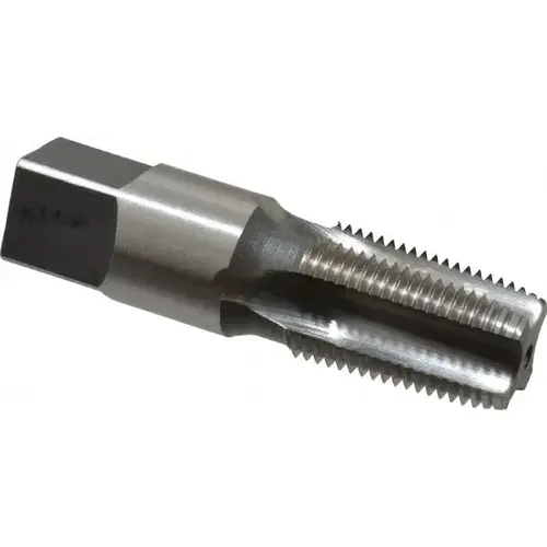 Reiff & Nestor 46467 Standard Pipe Tap: 3/8-18, NPTF, Regular, 4 Flutes, High Speed Steel, Bright/Uncoated