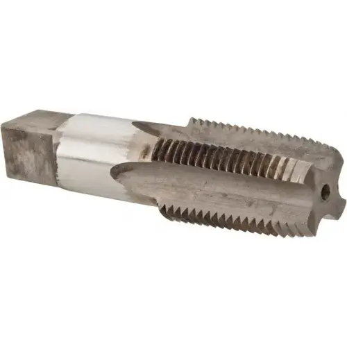 Reiff & Nestor 46282 Standard Pipe Tap: 1/2-14, NPTF, Regular, 4 Flutes, High Speed Steel, Nitride Finish