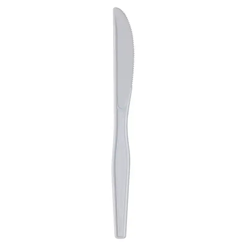 KNIFE POLYSTYRENE HEAVY MEDIUM WEIGHT WHITE