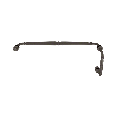 Oil Rubbed Bronze Victorian Style Combination 6" Pull Handle 18" Towel Bar