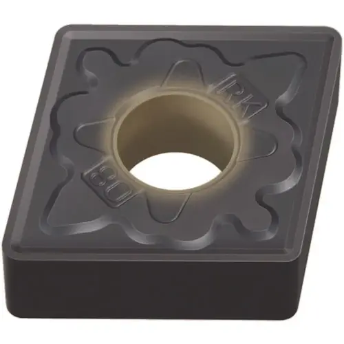 Turning Inserts; ANSI Insert Code: CNMG433 ; ISO Insert Code: CNMG120412 ; Relief Angle: 0 ; Insert Style: CNMG ; Corner Radius (mm): 1.20 ; Corner Radius (Inch): 3/64 - pack of 10
