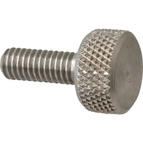 Morton Machine Works 4147 303 Stainless Steel Thumb Screw: M4 x 0.7, Knurled Head